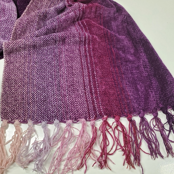 Purple Ombre Scarf - Picture 5 of 5